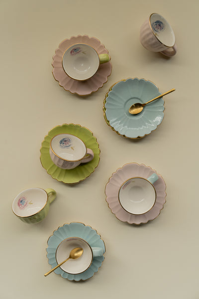 Cups & Saucers (Set Of 6)