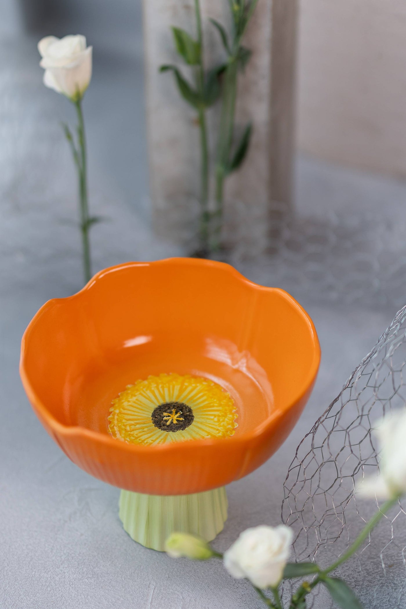 poppy serving bowl