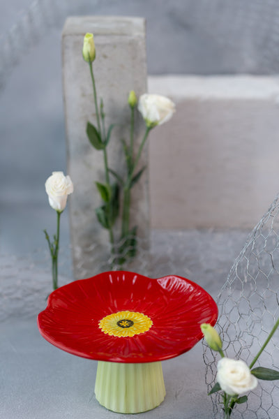 poppy mini cakestand