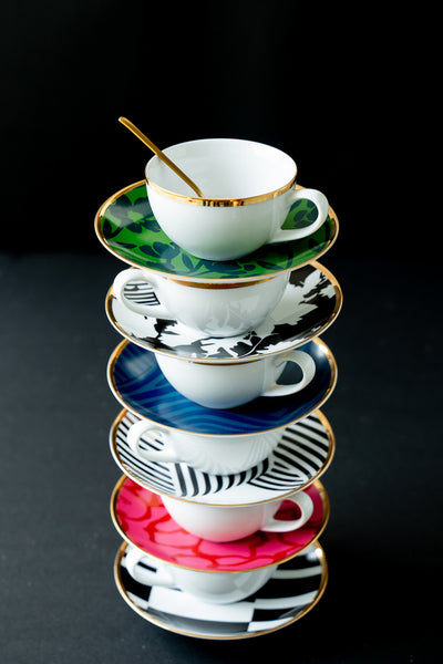 Éclat Cups & saucers (set of 6)