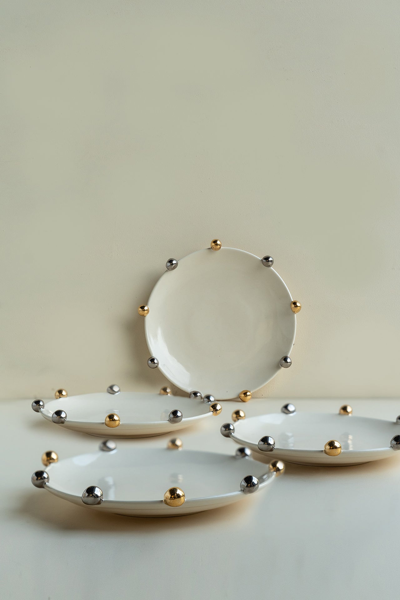 Dot Appetizer plates ( set of 4)