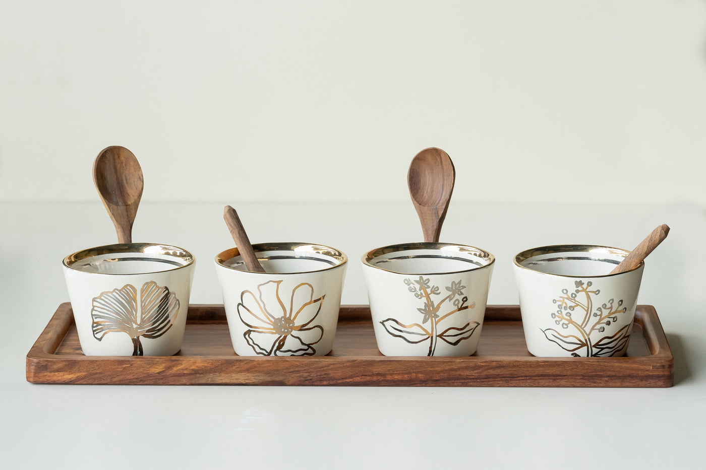 Wildflower Ivory Bowl (Set Of 4) only bowls