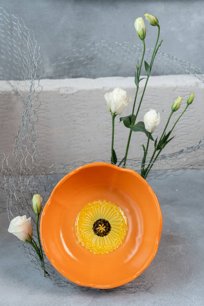 poppy serving bowl