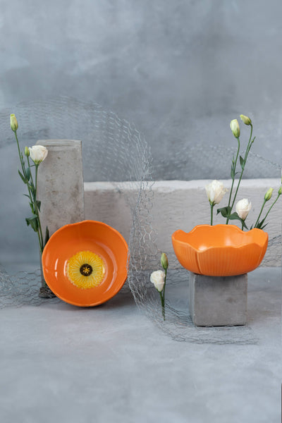poppy serving bowl